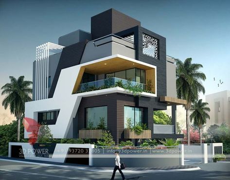 High Class Bungalow Rendering – high Class Bungalow Design Home Designs Exterior, Ultra Modern Homes, Shigeru Ban, Best Modern House Design, Bungalow Exterior, Modern Exterior House Designs, Duplex House Design, Bungalow Design, Modern Bungalow