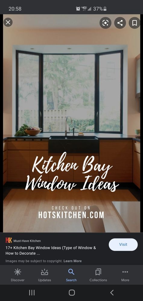 Kitchen Bay Window Decor, Kitchen Bay Window Ideas, Window Ledge Ideas, Decorate Bay Window, Decorating A Bay Window, Window Ledge Decor, Modern Bay Window, Bay Window Decorating Ideas, Counter Diy