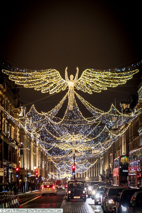 The view down Regent Street, Christmas, London, England, UK London At Christmas, Christmas In England, London Aesthetic, London Pubs, London Christmas, Royal Caribbean Cruise, Things To Do In London, London Town, London Love