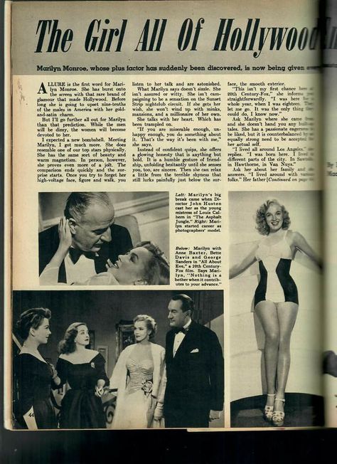 Old Hollywood Newspaper, Marilyn Monroe Articles, 50s Newspaper, Marilyn Monroe Newspaper, 1950s Newspaper, Marilyn Monroe Magazine, Old Newspaper Articles, Marilyn Monroe Books, Marilyn Monroe Old