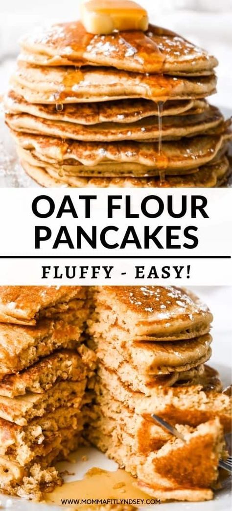 Oat Pancake Recipe, Gf Pancakes, Oat Flour Pancakes, Gluten Free Banana Pancakes, Oatmeal Pancakes Healthy, Oat Flour Recipes, Dairy Free Pancakes, Banana Oat Pancakes, Delicious Pancakes