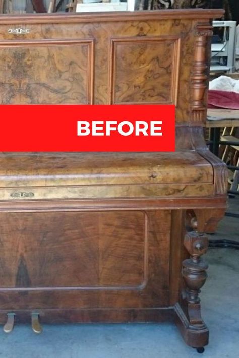 Repurpose Piano Ideas, Diy Piano Bar, Repurposed Piano Ideas, Piano Renovation, Upright Piano Repurpose Upcycling, Piano Repurpose Upcycling, Piano Made Into A Bar, Piano Bar Repurposed, Piano Parts Repurposed