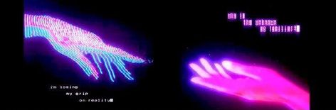 Neon Discord Banner, Neon Banner Discord, Neon Twitter Header, Purple Anime Banner, Neon Pink Banner, Cyberpunk Header, Neon Header, Middle Widget, Neon Banner