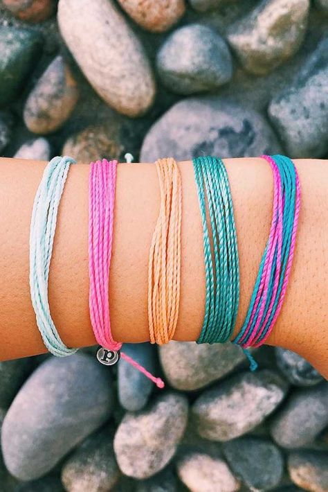 Originals | Pura Vida Bracelets Purvida Bracelets, Pure Vida Bracelets, Puravida Bracelets, Anklet Designs, Pura Vida Bracelets, Summer Bracelets, String Bracelet, Anklet Bracelet, Cute Bracelets