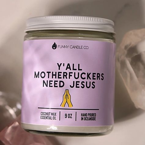 We All Have Those Friends That Have No Filter And Just Need Jesus. Scent Notes: Coconut Water, Chamomile, Wild Lily Tonka Bean. Details Made In United States Dimensions: 2.9″ X 2.9″ X 3.5″ (7.4 X 7.4 X 8.9 Cm) Weight: 14.4 Oz (408.2 G) Eco-Friendly Information Packaging: Recycled, Recyclable, And Plastic-Free Product Materials: Biodegradable, Organic, Plastic-Free, Vegan, And Nontoxic Production: Sustainably Sourced, Ethically Sourced, And Cruelty-Free Tags: Holiday Gifts, Christmas Gifts, Birth Jesus Candle, Jesus Candles, Wild Lily, Weird Candles, Coconut Candle, Jesus Funny, First Home Gifts, Glass Jars With Lids, Diy Funny