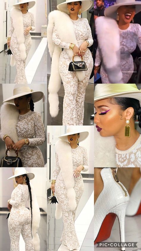 Jumpsuit Outfit With Boots, Tammy Rivera Outfits, Gatsby Party Outfit Women, White Jumpsuit Outfit, Outfit With Boots, Tammy Rivera, Rich Auntie, Dinner Dress Classy, Jumpsuit Outfit