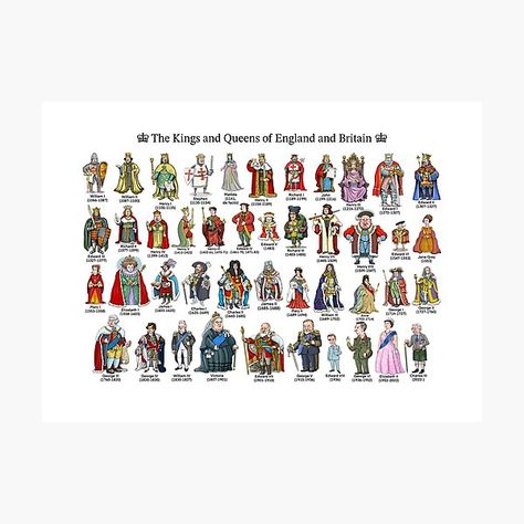 Kings And Queens Of England, Queens Of England, English Monarchs, Coronation Of King Charles, Kings And Queens, King Charles Iii, Queen Of England, Vertical Poster, Her Majesty The Queen