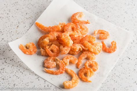 Dried Shrimp | omnivorescookbook.com Homemade Asian Food, Cantonese Cuisine, Yummy Seafood, Dried Shrimp, Frozen Shrimp, Southern Cuisine, How To Cook Fish, Cooking 101, Chinese Cooking