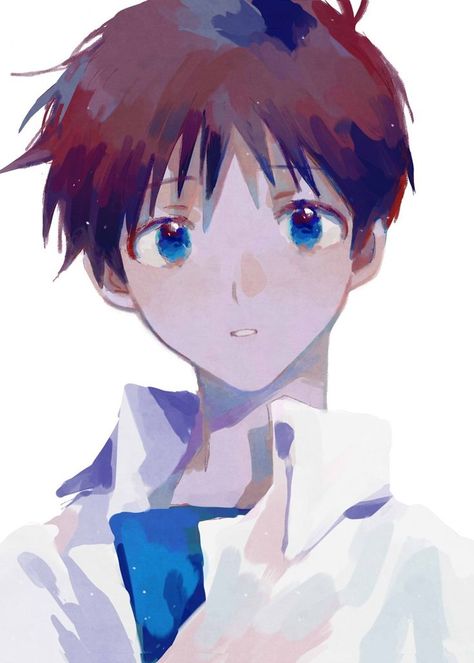 Evangelion Shinji, Evangelion Art, Neon Evangelion, Neon Genesis Evangelion, Anime Character, Art Inspo, Art Style, Manga Anime, Art Reference