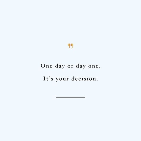 One day, day one! Browse our collection of inspirational self-love and wellness quotes and get instant fitness and healthy lifestyle motivation. Stay focused and get fit, healthy and happy! https://www.spotebi.com/workout-motivation/one-day-day-one/ One Day Day One Quote, Wellness Quotes Healthy Lifestyle, Day One Or One Day Quote, One Day Or Day One Quote, Day One Quotes, Spotebi Workout, Quotes About Fitness, Day One Or One Day, One Day Quotes