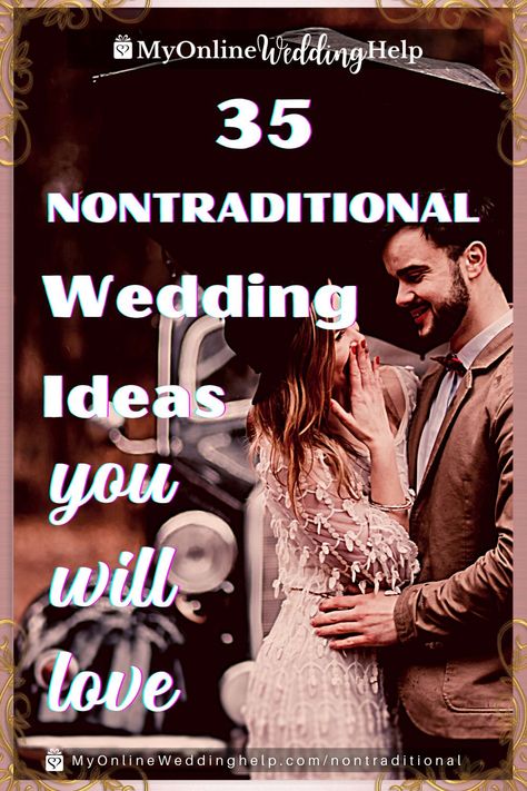 Unconventional Wedding Reception, Wedding Unconventional, Wedding Ideas For Second Marriage, Anti Wedding, Nontraditional Wedding Ideas, Very Small Wedding, Planning A Small Wedding, Small Weddings Ceremony, Marriage Reception