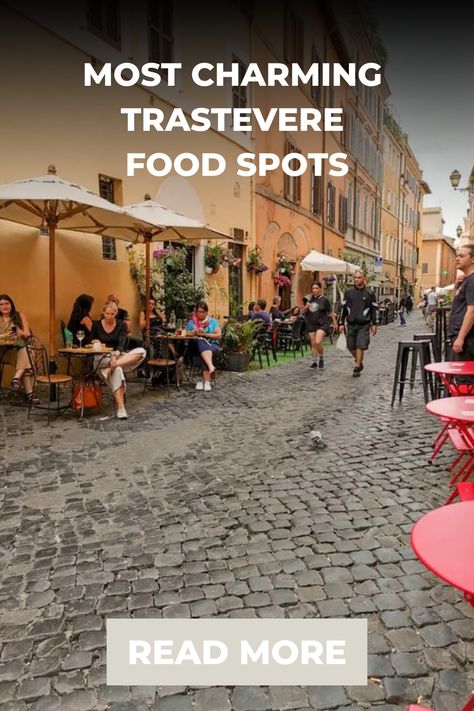 Rome Trastevere Food Trastevere Rome Restaurants, Rome Restaurants, Trastevere Rome, Rome Food, Tasty Dinner, Food Spot, Trevi Fountain, Breakfast Pizza, Top Restaurants