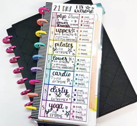 Happy Planner Layouts, Bullet Journaling Ideas, Fitness Happy Planner, Happy Planner Ideas, Scrapbook Planning, Happy Planner Printables, Bullet Journal Ideas Templates, Happy Planner Layout, Planner Layouts