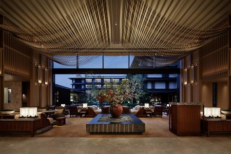 The Hoxton, Traditional Japanese Architecture, Timber Slats, Luxury Collection Hotels, Lobby Lounge, Ad Magazine, Private Dining Room, Hotel Boutique, Design Hotel