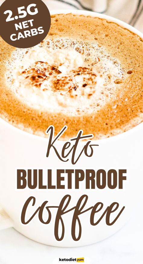 Keto Bulletproof Coffee Bullet Proof Coffee Recipes, Bullet Proof Coffee, Keto Beverages, Coffee Calories, Ketosis Diet Recipes, Bulletproof Coffee Recipe, Keto Board, Keto Coffee Recipe, Coffee Creamers