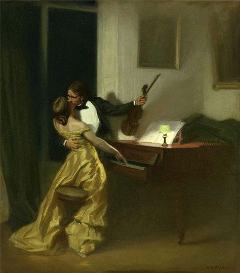 Romantic Art, Art Archive, Classical Art, The Passion, Pics Art, French Artists, Beautiful Paintings, Classic Art, Violin