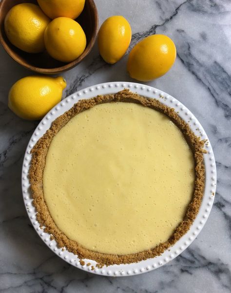 MEYER LEMON CREAM PIE — the honest spoon Meyer Lemon Pie Recipe, Meyer Lemon Pie, Beach Pie, Atlantic Beach Pie, Lemon Cream Pie, Lemon Pie Recipe, Lemon Cream Pies, Atlantic Beach, Lemon Pie