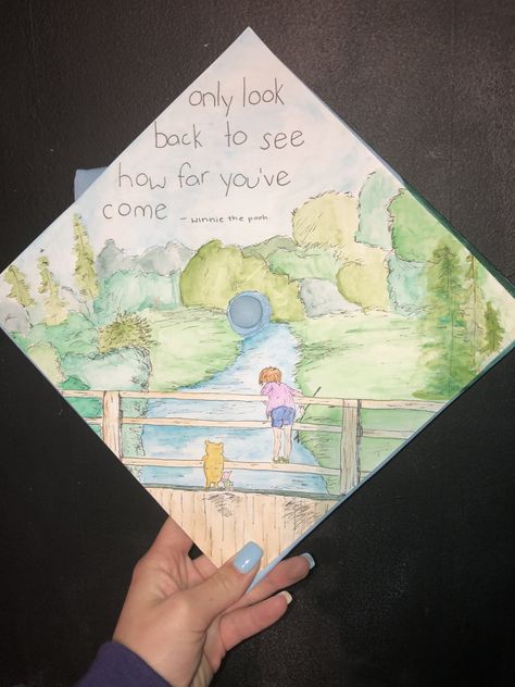 Disney Grad Caps, Disney Graduation Cap, Funny Graduation Caps, Creative Graduation Caps, Grad Cap Topper, Disney Graduation, College Grad Cap Ideas, Grad Cap Decorated, Graduation Cap Decoration Diy