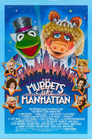 Muppets Take Manhattan, Manhattan Movie, Dabney Coleman, Die Muppets, Manhattan Poster, Classic 80s Movies, 80s Movie Posters, Frank Oz, Romance Movie