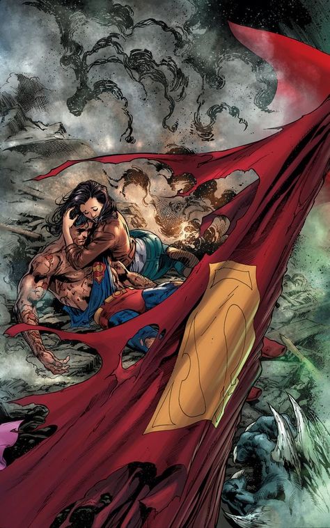 #DC #DCComics #superman #supermanfamily #loislane #doomsday Superman Doomsday, Superman Pictures, Superman Gifts, Kal El, Adam Hughes, Superman Family, Superman Man Of Steel, Dc Comics Heroes, Dc Comics Artwork