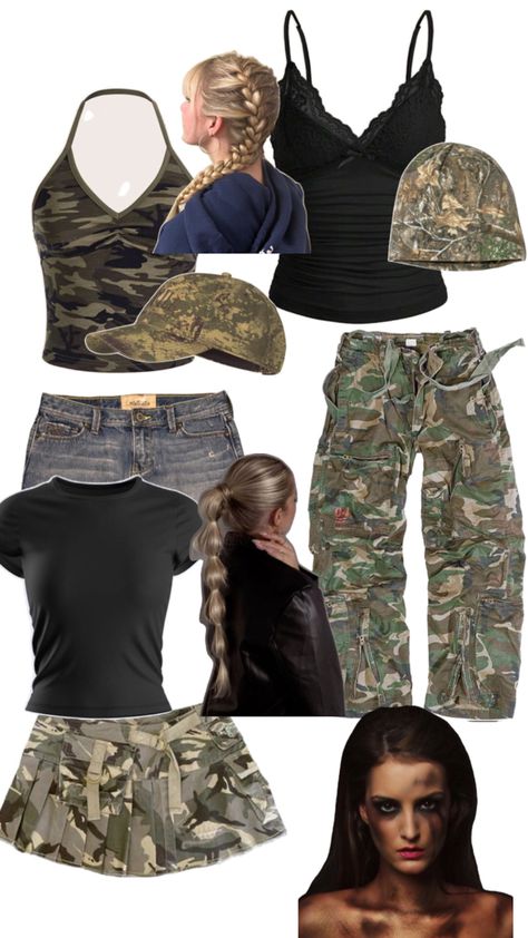 Camo Halloween Costume Women, Army Costume Women Diy, Army Costume Halloween, Army Costume Women, Camo Halloween Costume, Army Girl Halloween, Army Girl Costume, Army Girl Halloween Costume, Apocalypse Clothes