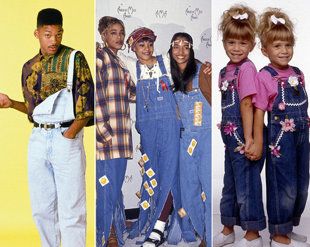 Fashion Trend - The '90s are back, and they're bringing their overalls - I don't think they're the WORST thing to wear - especially with Doc Martens, which are back too 90s Overalls Outfit, 90s Fashion Overalls, Overall Outfits, 90s Overalls, 90s Dance, 90s Theme Party, 90s Throwback, Overall Outfit, 90s Theme