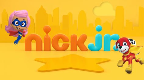 Nick Jr. Rebrand 2018 Toolkits on Behance Dragon Tales, Paw Patrol Pups, Bubble Guppies, Flower Shower, Nick Jr, Save The Day, Paw Patrol, Nickelodeon, 2nd Birthday