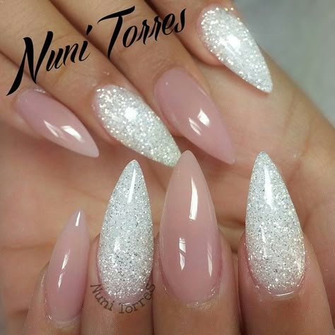 Beautiful Glitter Ring, Nails Glitter, Get Nails, Short Acrylic, Hot Nails, Fabulous Nails, Fancy Nails, Dope Nails, Kissimmee