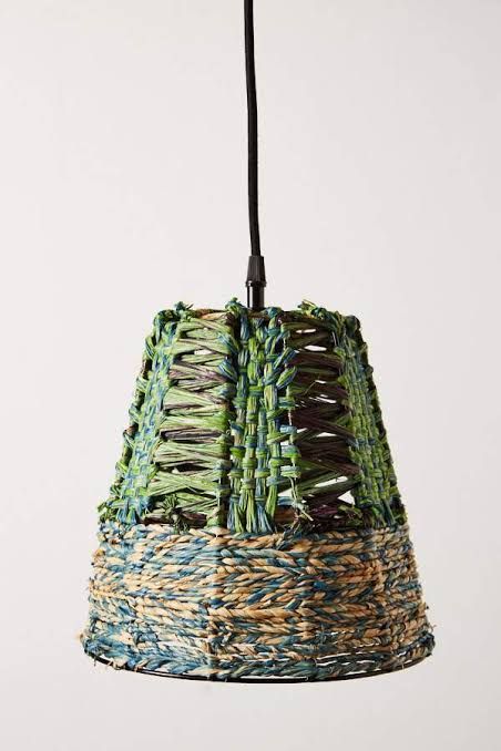 Green Interior Design, Green Furniture, Rope Weave, Green Interiors, Diy Crafts Hacks, Weaving Art, How To Make Light, Repurposed Furniture, Diy Home Crafts