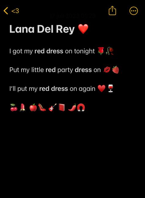 Lyrics with red dress by Lana Del Rey Red Dress Lana Del Rey, Lana Del Rey Dress Inspiration, Lana Del Rey Birthday Quotes, Red Dress Quotes For Instagram, Lana Del Rey Captions Instagram, Lana Del Rey Captions, Red Captions, Red Dress Captions For Instagram, Red Dress Quotes