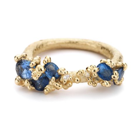 Gold And Blue Jewelry, Ruth Tomlinson, Gold Jewelry Gift, Sapphire Engagement Ring Blue, Casting Jewelry, Sapphire Engagement Ring, Christmas Gift Jewelry, Blue Jewelry, Jewellery Ideas