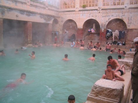 This Roman Bathhouse Was Built Over 2,000 Years Ago And Is Still Up And Running Algeria, Khenchela Province. Roman Bathhouse, Roman Bath House, Roman Villa, Roman Architecture, Roman Baths, Thermal Bath, Roman History, History Photos, Ancient Ruins