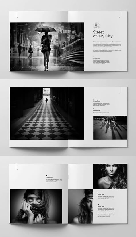 Brochure Design Photography, Square Magazine Design, Portfolio Design Layout Photography, Square Photobook Layout, Square Book Layout, Portfolio Photography Ideas, Photography Portfolio Ideas, Photography Book Layout, Photography Book Design