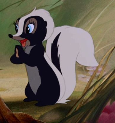 Flower The Skunk From Bambi, Bambi Skunk Flower, Bambi Skunk, Flower From Bambi, Skunk Cartoon, Flower Bambi, Cartoon Skunk, Flower The Skunk, Bambi Flower