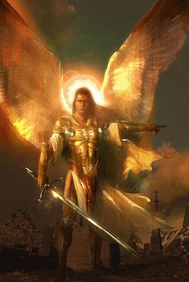 Archangel Michael ~  This is indeed… the unstoppable force of which we have spoken so very often. Warrior Angel, Male Angels, Healing Angels, I Believe In Angels, Angel Warrior, Ange Demon, Prophetic Art, Angels Among Us, San Michele