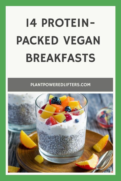 Want a high-protein, plant-based breakfast to start your day? Look no further! High Protein No Meat Breakfast, High Protein Vegetarian Breakfast Ideas, High Protein Vegan Breakfast Easy, Vegan Breakfast To Go, 30g Protein Breakfast Vegan, High Protein Plant Based Breakfast, High Vegan Protein, Plant Based Foods List, Plant Protein Recipes