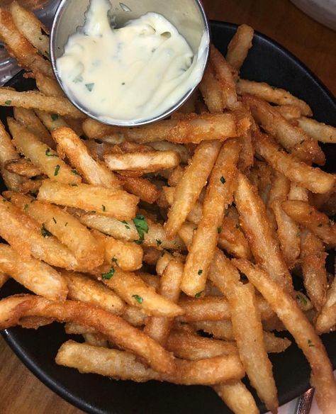 Aioli Fries, Friend Fries, Truffle Aioli, Cabbage And Sausage, Sausage Dishes, Fat Foods, Taste Made, Food T, Recipe Blog