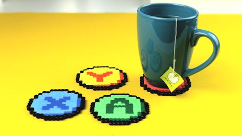 Awesome DIY Gift Ideas For Gamers & Geeks – Makoccino Diy Projects For Boyfriend, Nerdy Diy, Romantic Candle Dinner, Gifts For Nerds, Gamer Girlfriend, Gift Ideas For Gamers, Nerdy Valentines, Melt Beads, Gamer Boyfriend