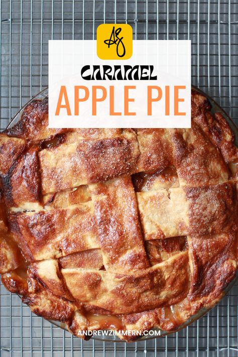 The only way to improve on a classic apple pie is to layer the filling with decadent homemade caramel sauce. Caramel Apple Pie Recipe, Homemade Caramel Apple, Caramel Apple Pie Recipes, Lattice Crust, Mouthwatering Desserts, Salted Caramel Apple Pie, Perfect Apple Pie, Caramel Apples Homemade, Pie Making