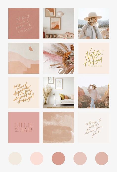 Neutral Moodboard, Square Font, Sage Design, Instagram Grid Design, Instagram Feed Planner, Instagram Feed Layout, Gold Writing, Graphisches Design, Instagram Theme Feed