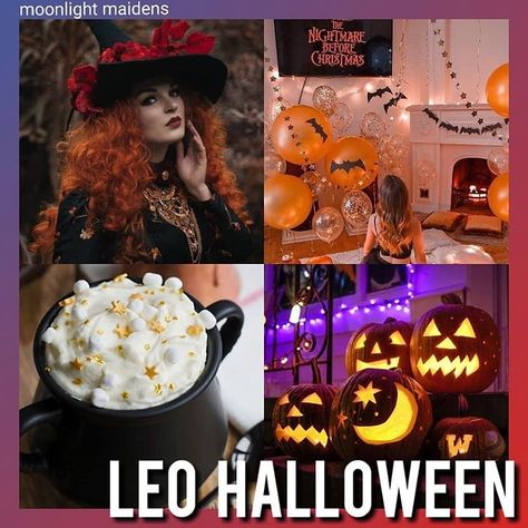 Halloween Zodiac 🎃 Leo💋 #leohalloween #leogang #halloweenzodiac #halloweenaesthetic #zodiacaesthetic #moonlightmaidens Leo Witch, Halloween Zodiac, W.i.t.c.h Aesthetic, Leo Lion, Zodiac Leo, Scorpio Moon, Zodiac Society, 12 Zodiac Signs, Witch Aesthetic