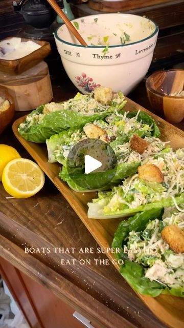 @the_copperspoon_21 | Chicken Caesar Salad Boats! The perfect healthy travel snack! I hope you enjoy travelers!!!

Follow along to join The CopperSpoon Family ... | Instagram Salad Boats, Healthy Travel Snacks, Chicken Caesar, Chicken Caesar Salad, Travel Snacks, Healthy Travel, Cooking Recipe, Caesar Salad, Food Cooking