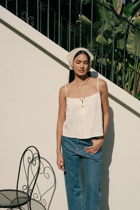 Sofia Top in Cream Gauze · Whimsy & Row ~ Sustainable Clothing & Lifestyle Brand