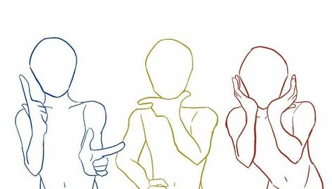 Trio Base Drawing Friends, Anime Base 3 Friends, Anime Base Friends Group 3, Drawings Of Friends Trio, 3 Friends Poses Drawing, Trio Poses Reference Friends, Trio Drawing Poses, Trio Drawing Base, Trio Base Drawing