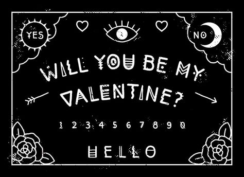 Gothic Valentines Day Cards, Black Valentines Aesthetic, Goth Valentines Day Card, Can You Be My Valentine, Goth Valentines Card, Digital Valentines Cards, Creepy Valentines Art, Gothic Valentines Day Wallpaper, Spooky Valentines Wallpaper