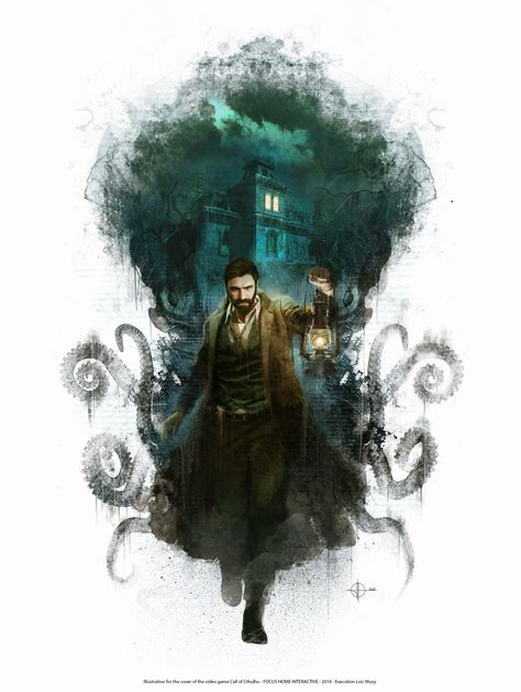 ArtStation - Call of Cthulhu - game Call of Cthulhu - Focus Home Interactive , Loïc Muzy Call Of Cthulhu Game, Playstation Ps3 Games, Good Horror Games, Video Games Xbox, Cthulhu Mythos, Cosmic Horror, Video Games Nintendo, Call Of Cthulhu, Game Calls