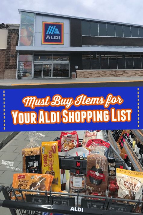 Check out this list of must-buy items to add you your Aldi Shopping list. It includes specific items to buy at Aldi and a list of popular product abbreviations. Cranberry Almond Chicken Salad, Aldi Shopping List, Peanut Butter Filled Pretzels, Aldi Shopping, Couponing For Beginners, Wheat Thins, Fresh Guacamole, Parmesan Crisps, Items To Buy