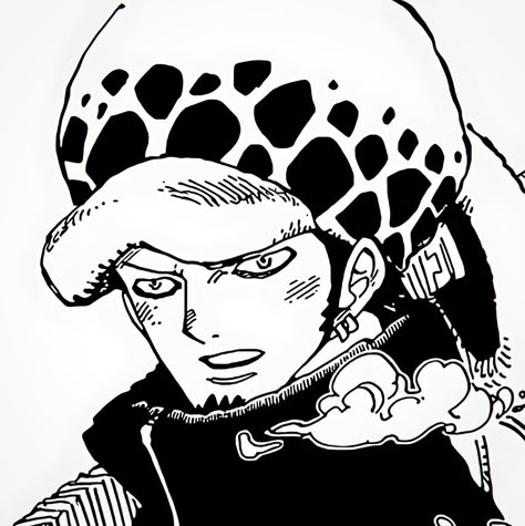 Law One Piece Icon, Law Pfp, Trafalgar Law Icon, Law Manga, Law Icon, Creepy Smile, Dog Filter, Trafalgar Law, One Piece Drawing