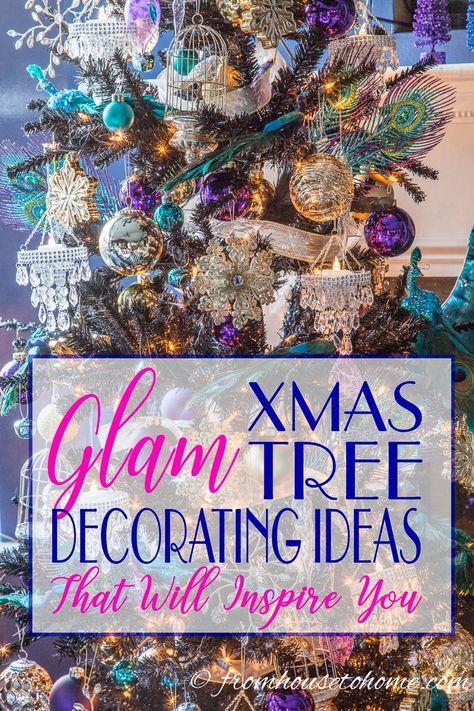 These blue, white and silver Christmas tree decorating ideas are AWESOME! Definitely will be using this color scheme for my Christmas decorations this year. Crismas Tree, Teal Christmas Tree, Christmas Tree Colour Scheme, Glam Christmas Tree, Elegant Christmas Tree Decorations, White Christmas Tree Decorations, Christmas Tree Decorating Ideas, Types Of Christmas Trees, Purple Christmas Tree