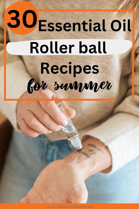 woman applying essential oil roller ball to wrist Roller Ball Perfume Recipes, Essential Oil Rollerball Recipes, Roller Ball Recipes, Essential Oil Roller Blends, Oil Roller Blends, Essential Oil Roller Bottle Blends, Roller Ball Perfume, Summer Essential Oils, Homemade Detergent